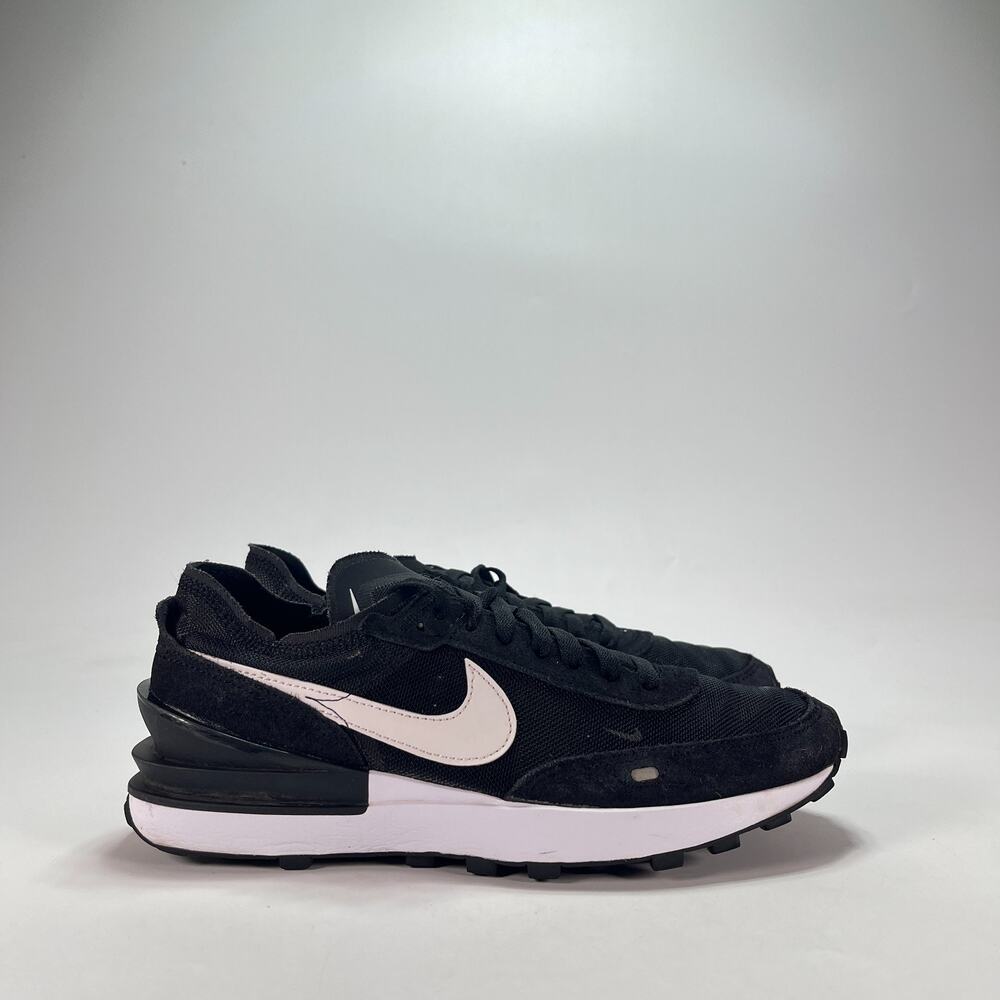 Nike Waffle One Black White Running Shoes Sneakers DC2533-001 Women's Size 8